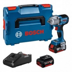 ATORNILLADOR A BATERIA BOSCH GDS18V-450HC + 2x5.0Ah;GAL18V-40 + LB