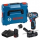 Atornillador a bateria bosch gsr12v-35fc + gfa12h / 12b + 2x3ah + gal + lb