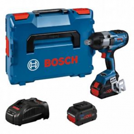 Atornillador de impacto a bateria biturbo bosch gds18v-1050 h+ 2xproc5,5ah+gal1880cv+l-b