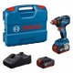 ATORNILLADOR DE IMPACTO A BATERIA BOSCH GDX 18V-200 + 2 GBA 18V 4AH + GAL 18V-40 + L-CASE