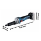 AMOLADORA RECTA A BATERIA BOSCH GGS 18V-10 SLC + CAJA DE CARTON