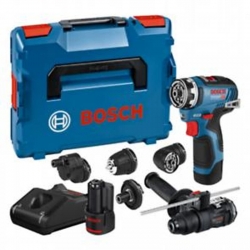 Atornillador a bateria bosch gsr12v35fc + gfa12h + fullset + 2x3ah + gal + lb