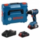 Atornillador a bateria bosch gsr 18v-65 2 bat. procore 4,0 ah. l-boxx