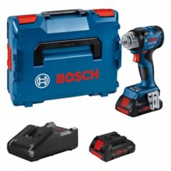 ATORNILLADOR/LLAVE DE IMPACTO A BATERIA BOSCH GDS18V-320C+2xPC 4.0Ah+GAL+COMO+L-BOXX 1