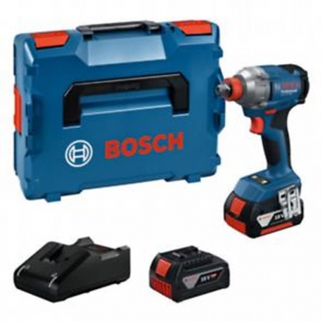 ATORNILLADOR/LLAVE DE IMPACTO A BATERIA BOSCH GDX 18V-285 2 bat. 4.0Ah. L-BOXX