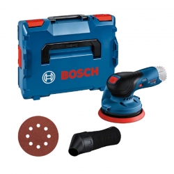 Lijadora excentrica a bateria bosch gex 12v-125 professional + l-boxx 136