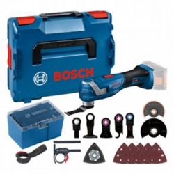 MULTIHERRAMIENTA A BATERIA BOSCH GOP 18V-34 + ACC + L-BOXX 136