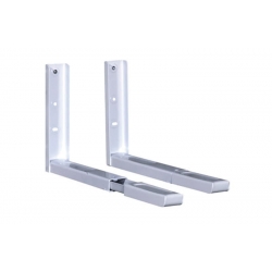 Soporte microondas extensible 40kg plateado