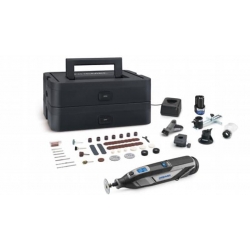 MULTIHERRAMIENTA CON BATERIA DREMEL 8240 5/65 BATERIA DE 12Â V Y 2Â AH , 65 ACCESORIOS, 5 COMPLEMENTOS