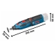 MULTIHERRAMIENTA GIRATORIA A BATERIA BOSCH GRO 12V-35 + L-BOXX 102