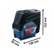 NIVEL LASER COMBINADO BOSCH GCL 2-50 C + PLACA REFLECTORA MEDIDA LASER + BOLSA PROTECTORA + AA1 + BT 150 + RM 2 + PILA 1,5V LR6