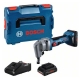 PUNZONADORA A BATERIA BOSCH GNA18V-16E+2xProC18V 4.0+ GAL18V-40+LB