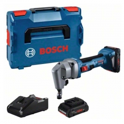 PUNZONADORA A BATERIA BOSCH GNA18V-16E+2xProC18V 4.0+ GAL18V-40+LB