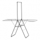 TENDEDERO PLEGABLE BRABANTIA CON ALAS Y BARRA PARA PERCHAS NEGRO 20M