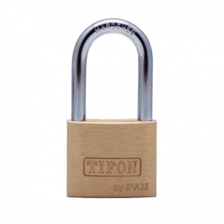CANDADO LATON TIFON ARCO LARGO 25MM
