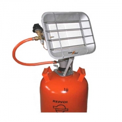 ESTUFA EXTERIOR GAS BUTANO COMGAS PANTALLA INFRARROJOS