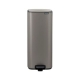 Cubo de basura brabantia bo pedal 30 l platinum