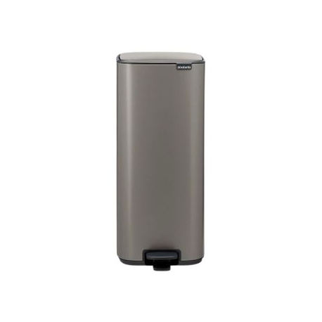 Cubo de basura brabantia bo pedal 30 l platinum