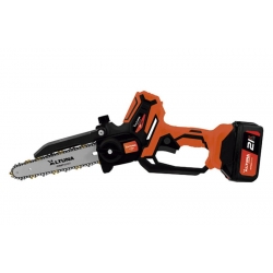 SIERRA PODADORA A BATERIA ALTUNA 21V 4AH 2 CADENAS TITANIO