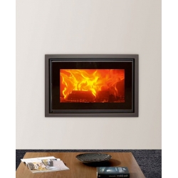 Estufa de leña panadero insert hogar f-720-s ecodesign
