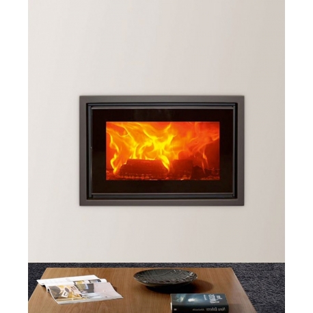 Estufa de leña panadero insert hogar f-720-s ecodesign