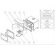 Estufa de leña panadero insert hogar f-720-s ecodesign