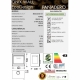 Estufa de leÑa panadero onix wall ecodesign