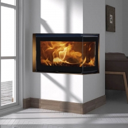 Estufa de leña panadero hogar derecha ecodesign