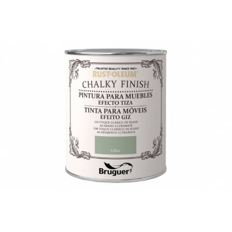 Pintura efecto tiza chalky xylazel 750ml oliva