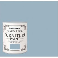 Pintura efecto tiza chalky 125 ml azul cielo