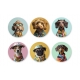 Posavasos gift set 6 u surtidos dogs iii