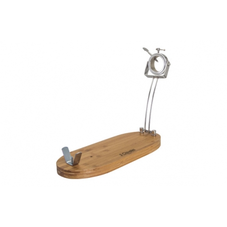 Jamonero plegable 3 claveles cabezal giratorio 