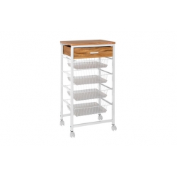 VERDULERO PLAY 4 CESTAS SOBRE Y CAJON MADERA BLANCO