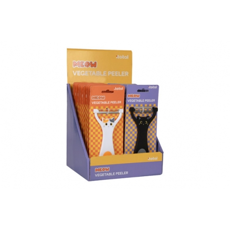 PELADOR DE PATATAS GATOS SURTIDO COLORES 4,8 X 14 X 6,7 CM