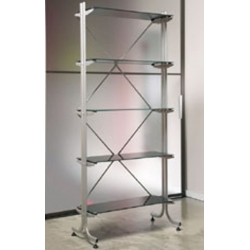 Estanteria metalica olly-g 179 x 78 x 30cm negro