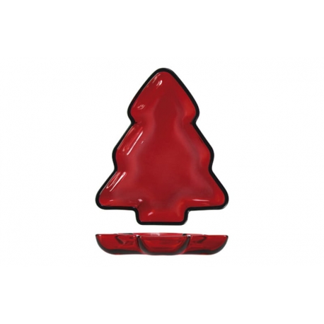 PLATO PRESENTACION ARBOL ROJO 20X17X2,5