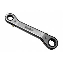 Llave estrella de carraca acodada 6 x 7 mm cromo vanadio