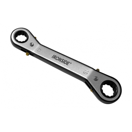 Llave estrella de carraca acodada 10 x 11 mm cromo vanadio