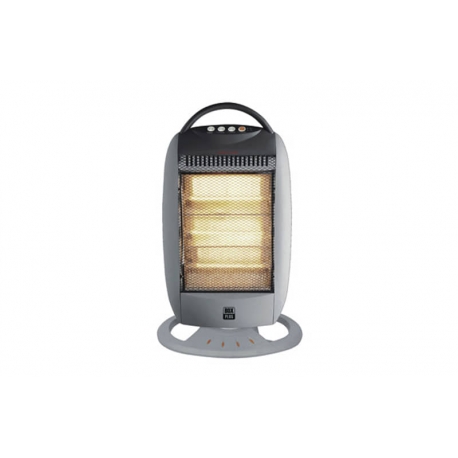 Estufa electrica suelo halogena 1200 w oscilante