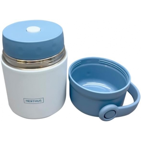 Termo solidos acero inoxidable azul 650 ml