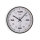 Reloj de pared negro 25cm