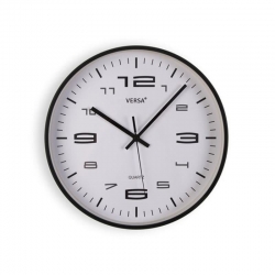 Reloj de pared negro 25cm