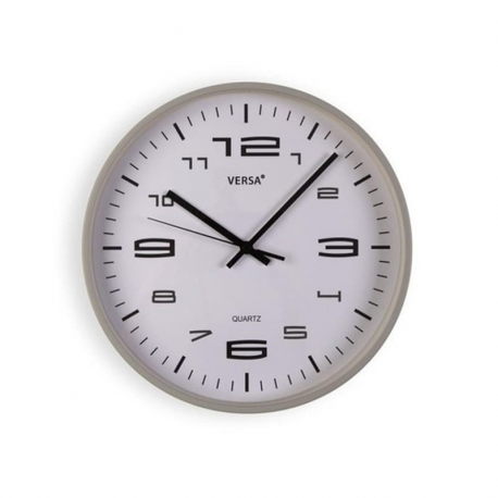 Reloj de pared gris claro 25cm