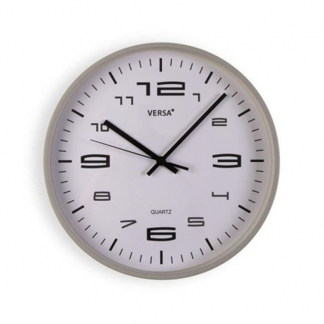 Reloj de pared gris claro 30cm
