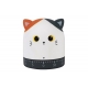 Temporizador cocina gato naranja 6 x 6 x 7 cm