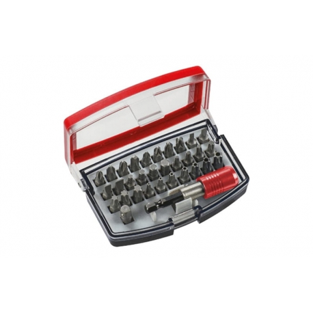 Juego puntas atornillador portap.mag 32 piezas cromo vanadio