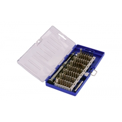 Estuche de puntas de atornillar de precision 60 piezas