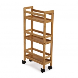 Carro de ba?o con ruedas 3 baldas