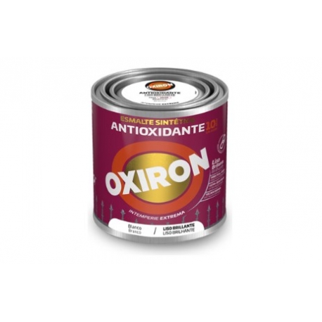 Esmalte titan oxiron liso brillo 250 ml blanco
