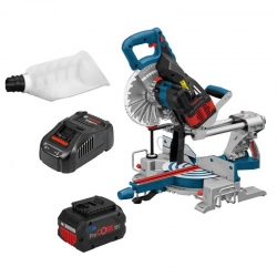 INGLETADORA BOSCH BITURBO BATERIA GCM 18V-216 PROFESSIONAL + 2 PROCORE 18V 8 AH + GAL 1880 CV